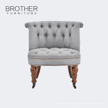 оптовая Европейский стиль современный дизайн досуг ткань один диван сиденье 